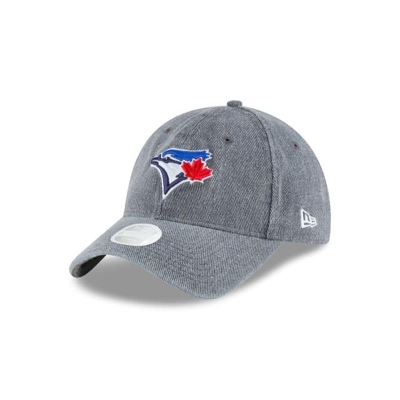 Toronto Blue Jays Gorra | New Era MLB Faded Denim 9twenty Adjustable Cap Mexico - Grises